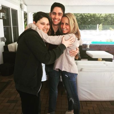 Carolyn Gusoff with her son, Graham Turk, and daughter, Amanda Turk.